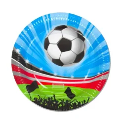 Best Assiettes 22 Cm Foot X6Pcs Theme Deco Football
