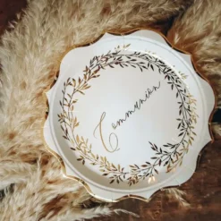 Online Assiettes En Carton Jolis Brins X 8 Pi Ces Theme Communion