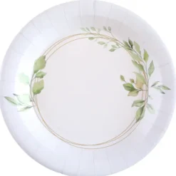 Badaboum Assiettes En Carton O Bonheur 23Cm X10 Pi Ces