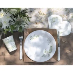 Badaboum Assiettes En Carton O Bonheur 23Cm X10 Pi Ces