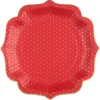 Badaboum Assiettes En Carton Passe Partout Rouge 21Cm X 10 Pi Ces Outlet