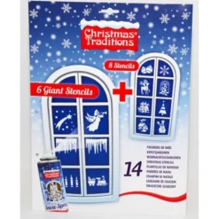 Badaboum Assortiment De 14 Pochoirs De Noel Discount