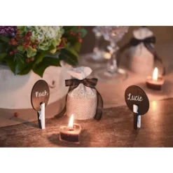 Hot Aumoniere Dragees Jute Naturel X 4 Pi Ces Theme Jute