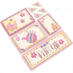 Autocollants 3D Amour De Princesse Theme Deco Princesse