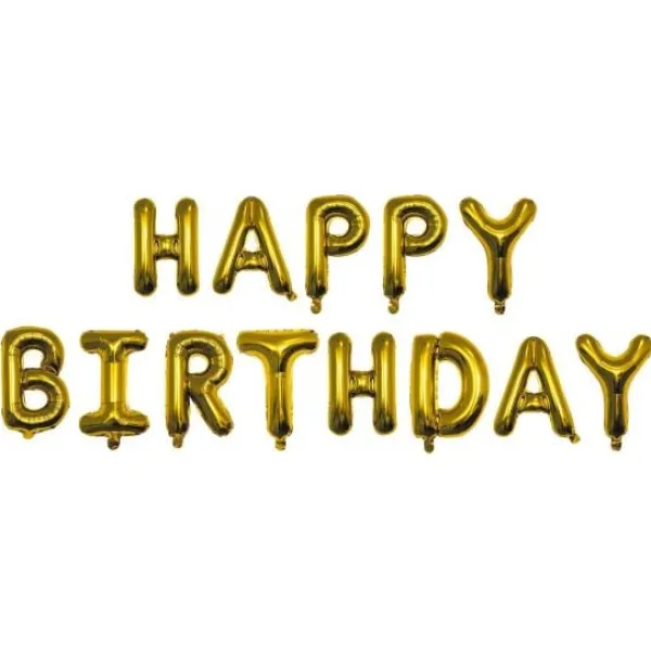 Discount Ballon Aluminium Happy Birthday Or Theme Joyeux Anniversaire