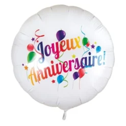 Sale Ballon Aluminium Joyeux Anniversaire 40 Cm Theme Joyeux Anniversaire