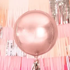 Badaboum Ballon Boule Mylar Uni Rose Gold