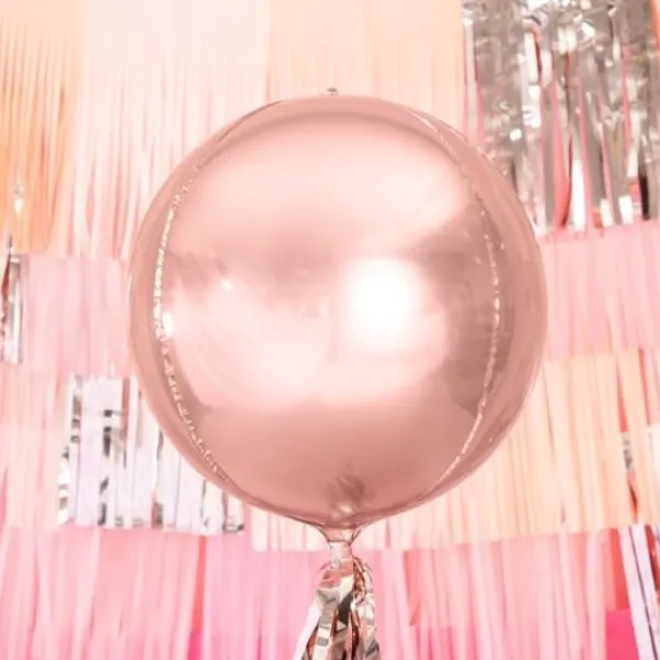 Badaboum Ballon Boule Mylar Uni Rose Gold