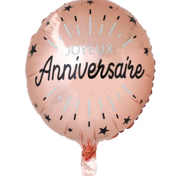 Hot Ballon G Ant Joyeux Anniversaire Rose Gold 45 Cm Theme Joyeux Anniversaire
