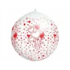 Badaboum Ballon G Ant Mariage 1M Avec Coeur Rouge Et Blanc