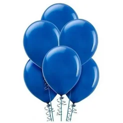 Badaboum Ballon Gonflable Bleu Marine 30 Cm X 50 Pi Ces New