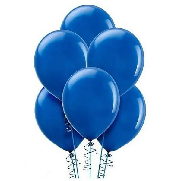 Badaboum Ballon Gonflable Bleu Marine 30 Cm X 50 Pi Ces New