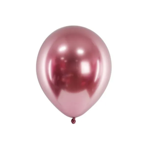 Badaboum Ballon Gonflable Brillant Luxe Rose Gold X 50 Pi Ces