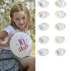 Ballon Gonflable Chiffre Joyeux Anniversaire X8 Theme Joyeux Anniversaire