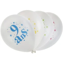 Ballon Gonflable Chiffre Joyeux Anniversaire X8 Theme Joyeux Anniversaire