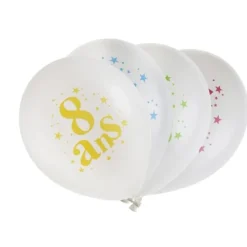 Ballon Gonflable Chiffre Joyeux Anniversaire X8 Theme Joyeux Anniversaire