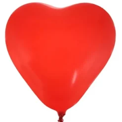 Badaboum Ballon Gonflable Coeur Rouge Pas Cher X 8 Pi Ces