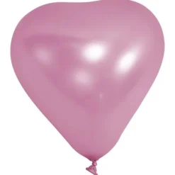 Badaboum Ballon Gonflable Coeur Rose 20Cm X 100 Pi Ces
