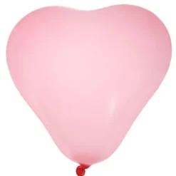 Badaboum Ballon Gonflable Coeur Rose X 8 Pi Ces