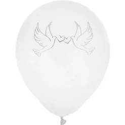 Ballon Gonflable Colombe Blanc X8 Pi Ces Theme Colombe