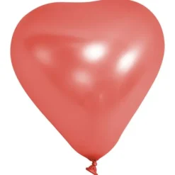 Badaboum Ballon Gonflable En Forme De Coeur Rouge 20Cm X 100 Pi Ces