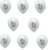 Badaboum Ballon Gonflable Note De Musique Blanc X 8