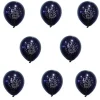 Badaboum Ballon Gonflable Note De Musique Noir X 8