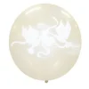 Sale Ballon Gonflable Transparent Imprim Colombes 30 Cm X 10 Pi Ces Theme Colombe