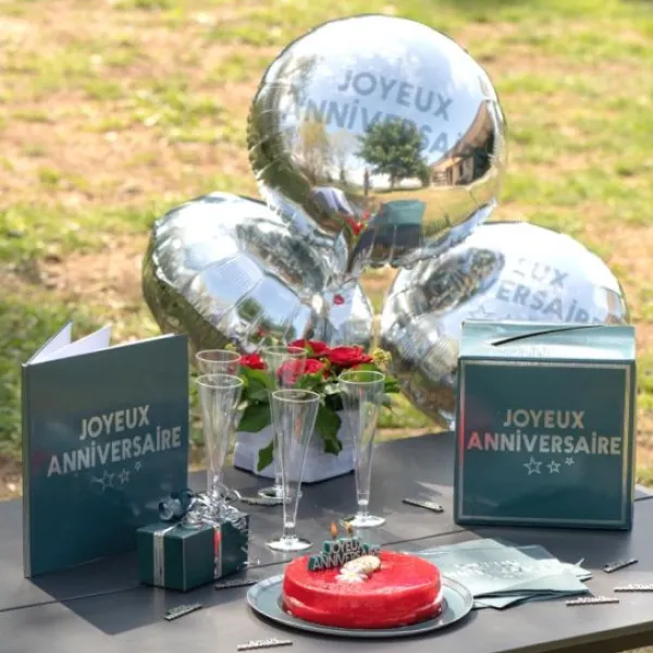 Online Ballon Gonfler G Ant Joyeux Anniversaire Bleu Canard 45 Cm Theme Joyeux Anniversaire