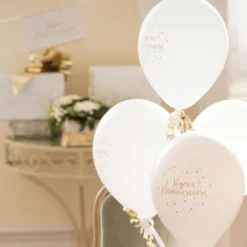 Hot Ballon Joyeux Anniversaire M Tallis Or X8 Pi Ces Theme Joyeux Anniversaire