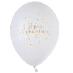 Hot Ballon Joyeux Anniversaire M Tallis Or X8 Pi Ces Theme Joyeux Anniversaire