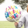 Hot Ballon Joyeux Anniversaire Festif 45 Cm Theme Joyeux Anniversaire