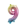 Online Ballon Mylar Chiffre 9 Iris Pastel 36 Cm Theme Deco Pastel