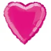 Badaboum Ballon Mylar Coeur Fuchsia 45 Cm