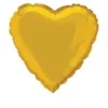 Badaboum Ballon Mylar Coeur Or 45 Cm