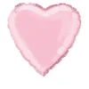 Badaboum Ballon Mylar Coeur Rose 45 Cm