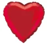 Badaboum Ballon Mylar Coeur Rouge 45 Cm