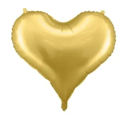 Badaboum Ballon Mylar G Ant Coeur Or 75Cm