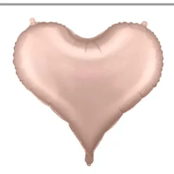 Badaboum Ballon Mylar G Ant Coeur Rose Gold 75Cm