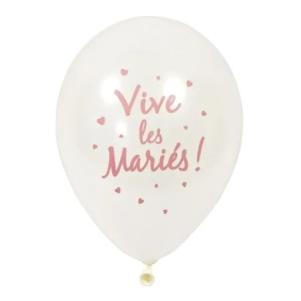 Badaboum Ballon Vive Les Mari S Nacr Rose Gold X6