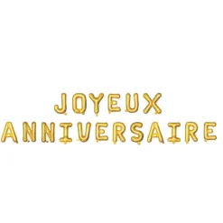 Online Ballons Gonflables Aluminium Joyeux Anniversaire Or 30Cm Theme Joyeux Anniversaire