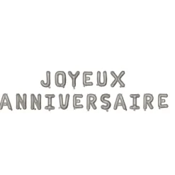 Online Ballons Gonflables Aluminium Joyeux Anniversaire Argent 30Cm Theme Joyeux Anniversaire