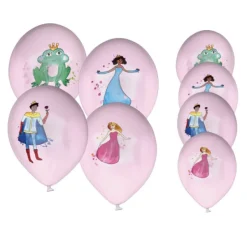 Sale Ballons Gonflables Princesses 30Cm X8Pcs Theme Deco Princesse
