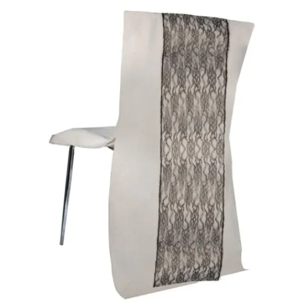 Clearance Bande De Dentelle Noire Pour Housse De Chaise X 3 Pi Ces Theme Dentelle