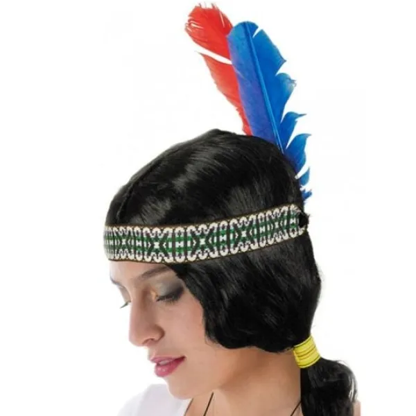 Badaboum Bandeau Indien 2 Plumes