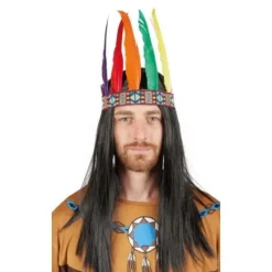 Badaboum Bandeau Indien 6 Plumes