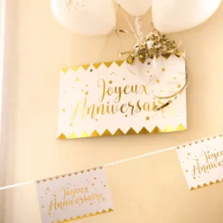 Clearance Banderole Joyeux Anniversaire M Tallis E Or 5 M Tres Theme Joyeux Anniversaire