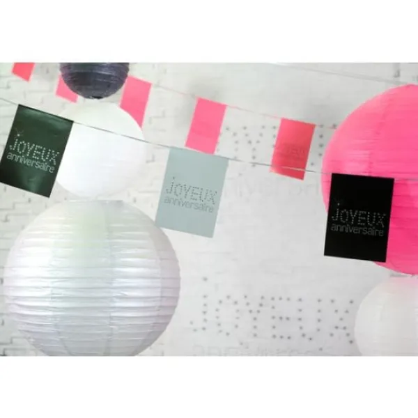 Discount Banderole Joyeux Anniversaire Blanc Theme Joyeux Anniversaire