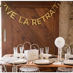 Badaboum Banderole Vive La Retraite Online