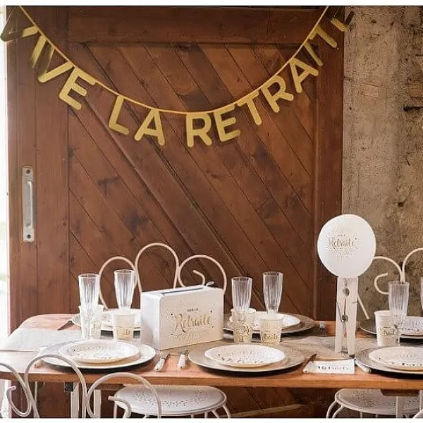 Badaboum Banderole Vive La Retraite Online